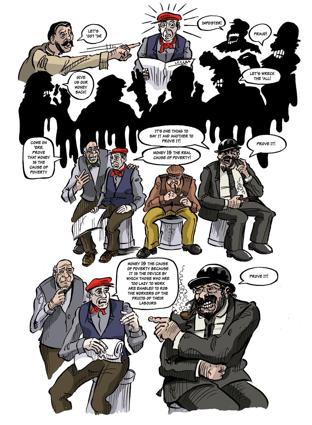 Page 10, The Great Money Trick - the comic.