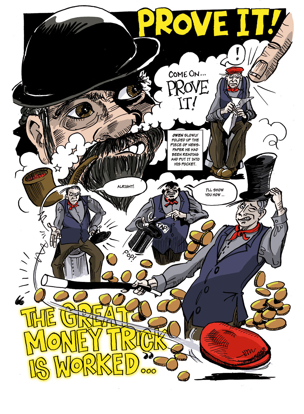 Page 11, The Great Money Trick - the comic.