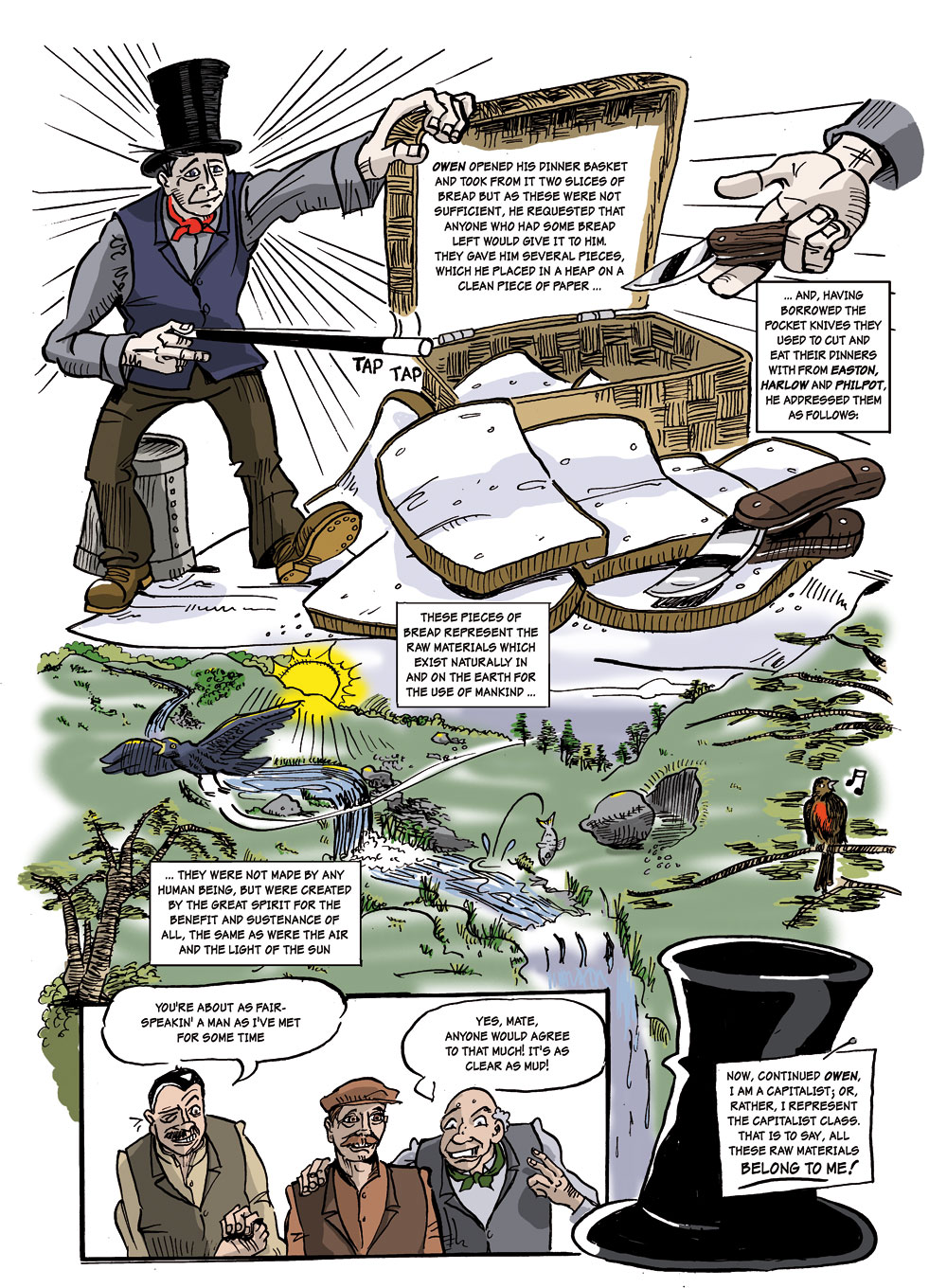 Page 12, The Great Money Trick - the comic.