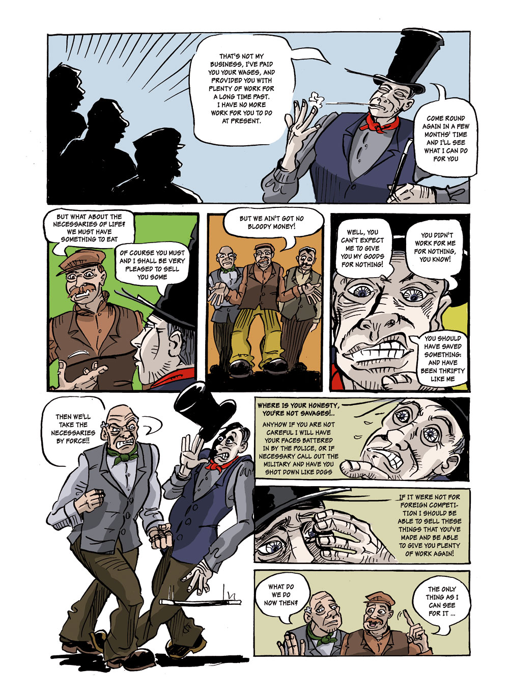 Page 17, The Great Money Trick - the comic.