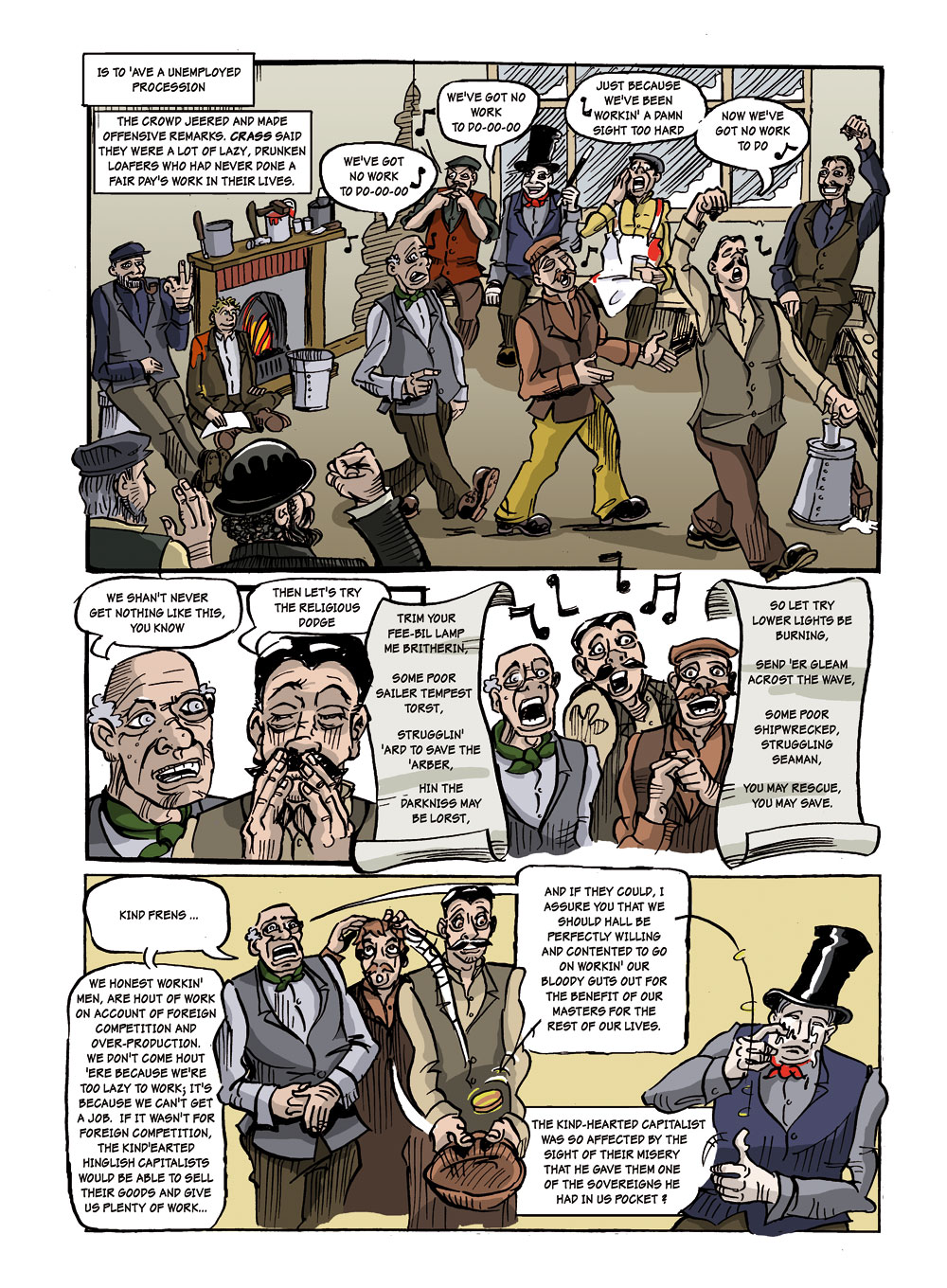 Page 18, The Great Money Trick - the comic.