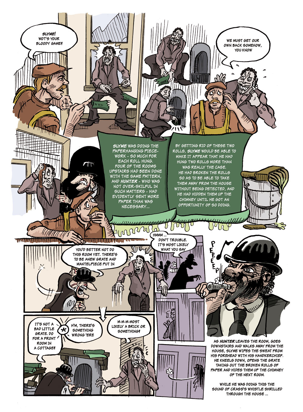 Page 5, The Great Money Trick - the comic.