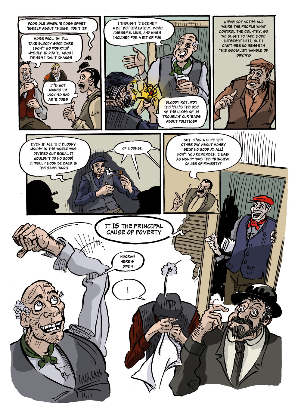 The Great Money Trick -- the comic from the The Ragged Trousered ...