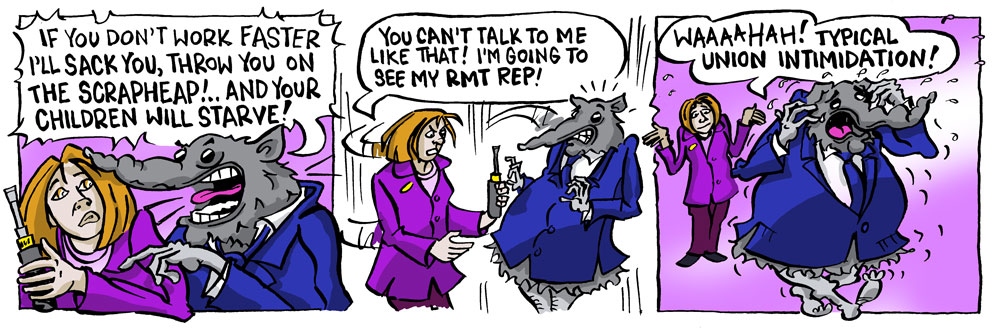 RMT cartoon -- 2014 11 -- trade union intimidation